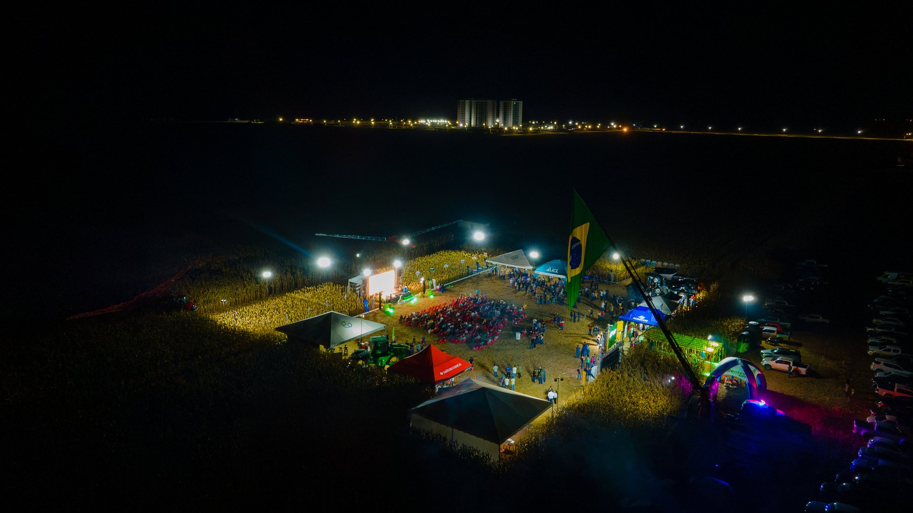 Noite de campo da Bentevi Agro